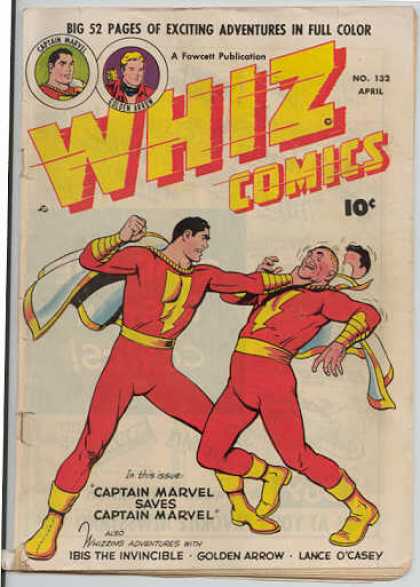The Fawcett/DC Captain Marvel (often called Shazam!), 1951.