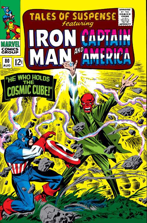 Iconic Red Skull storyline from August 1966.  The Skull's first appearance was in Captain America Comics #1 in March of 1941.