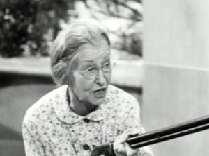 Beveryly Hillbilly and Second Amendment icon Granny as played by Irene Ryan